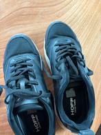 Hoff Sneakers Zwart Leer - Nieuwstaat!, Kleding | Dames, Schoenen, Ophalen of Verzenden, Zo goed als nieuw, Zwart, Sneakers of Gympen