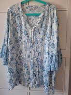Mooie blauwe blouse top mt 50/52, Kleding | Dames, Grote Maten, Blauw, Blouse of Tuniek, Ophalen of Verzenden, Zo goed als nieuw