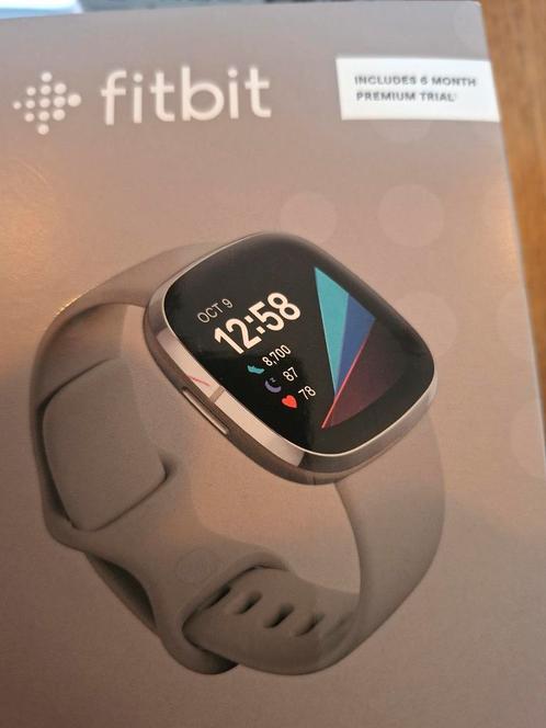 Fitbit Sense met 5 extra bandjes, Sieraden, Tassen en Uiterlijk, Smartwatches, Zo goed als nieuw, Android, Zwart, Afstand, Calorieverbanding