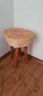 Bijzet tafel puur natuur., Ophalen, Hout, Minder dan 55 cm, 45 tot 60 cm