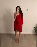 One shoulder jurk rood, Cocktailjurk, Ophalen of Verzenden, Zo goed als nieuw, Maat 36 (S)