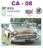 Ca8 Autokaart Buick Century Hardtop ( 1957 ), Ophalen of Verzenden, Zo goed als nieuw, Auto's