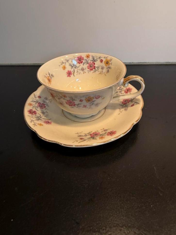 Vintage Bavaria Jaeger & Co Kop en Schotel, Antiek en Kunst, Antiek | Servies compleet, Ophalen of Verzenden