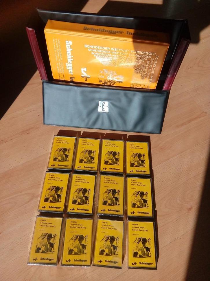 Vintage Cursus spraakvaardigheid Engelse taal, Scheidegger, Verzamelen, Retro, Audio en Video, Ophalen of Verzenden