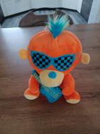 Oranje Aap Knuffel met Zonnebril en Gitaar, Ophalen of Verzenden, Zo goed als nieuw, Overige typen