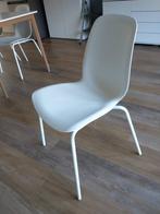 2x Ikea Leifarne kuipstoel met Broringe onderstel., Huis en Inrichting, Stoelen, Ophalen, Twee, Wit, Zo goed als nieuw