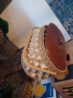 Naaikoffertje naai doos op pootjes opbergpoefje, Ophalen of Verzenden