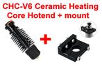 CHC-V6 Ceramic Heating Core Hotend + mount NIEUW, Computers en Software, 3D-printerbenodigheden, Ophalen of Verzenden, Nieuw