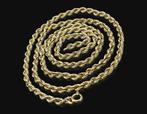 Gouden vintage rope/koord schakel ketting. 2025/789., Sieraden, Tassen en Uiterlijk, Kettingen, ., Ophalen of Verzenden, Zo goed als nieuw