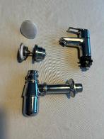 Grohe bauloop toiletkraan xs met sifon en plug, Doe-het-zelf en Verbouw, Sanitair, Ophalen of Verzenden, Gebruikt, Chroom, Kraan