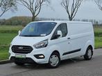FORD TRANSIT CUSTOM 2.0 l2h1 navi inrchting!, Gebruikt, Euro 6, Wit, Navigatiesysteem