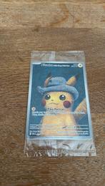 Pikachu with grey felt hat/ Pikachu x Van Gogh, Nieuw, Ophalen of Verzenden, Losse kaart