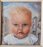 Baby - Sophie van der Horst-van der Bilt, Antiek en Kunst, Kunst | Schilderijen | Klassiek, Ophalen of Verzenden