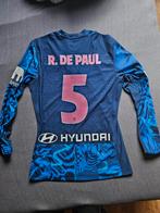 Atletico Madrid De Paul player issue no Matchworn, Ophalen of Verzenden, Zo goed als nieuw, Shirt