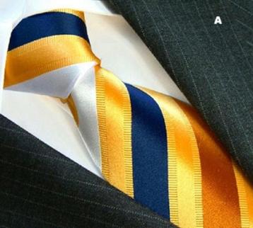 Stropdas zijde diverse kleuren motief beschikbaar voor biedingen