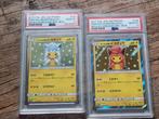 Pikachu Poncho SM-P 37 & 38 sequential PSA 10, Ophalen, Zo goed als nieuw, Meerdere kaarten, Foil