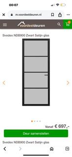 Austria deuren Binnendeur Nero Legno  Chiari stampt, Ophalen of Verzenden, Zo goed als nieuw, Binnendeur, 200 tot 215 cm