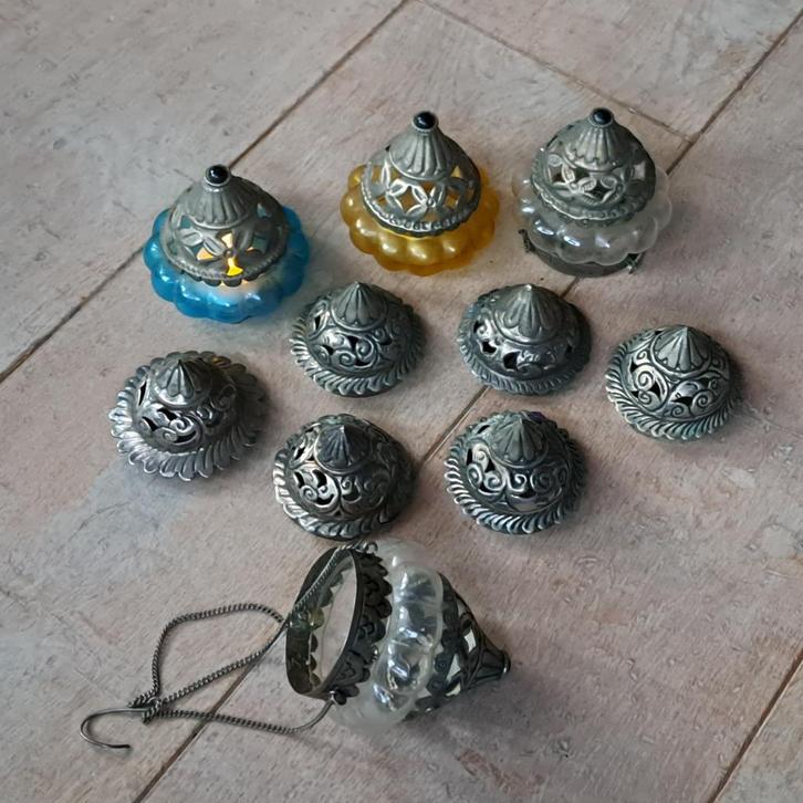 OPRUIMING Partij theelichthouder waxinehouder oosters Etage3, Huis en Inrichting, Woonaccessoires | Overige, Gebruikt, Ophalen of Verzenden