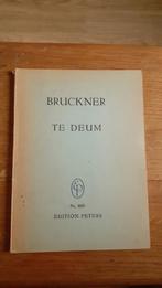 Boekje A. Bruckner Te Deum / complete partituur, Gebruikt, Klassiek, Artiest of Componist, Orkest