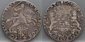 Nette 1/2 zilveren rijder 1784 - 1/2 dukaton 1784 Utrecht beschikbaar voor biedingen