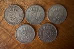 5 x 1 gulden 1954 t/m 1958 - Juliana / zilver, Ophalen of Verzenden, Koningin Juliana, 1 gulden, Zilver