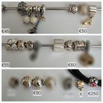Luxe/zeldzame Pandora bedels zilver/met goud/diamant/saffier, Pandora, Ophalen of Verzenden, Zo goed als nieuw, 1 bedel