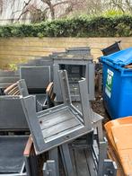 Partij Terras Bijzettafels - Circa 40 Stuks, Tuin en Terras, Ophalen of Verzenden, Gebruikt, Hout