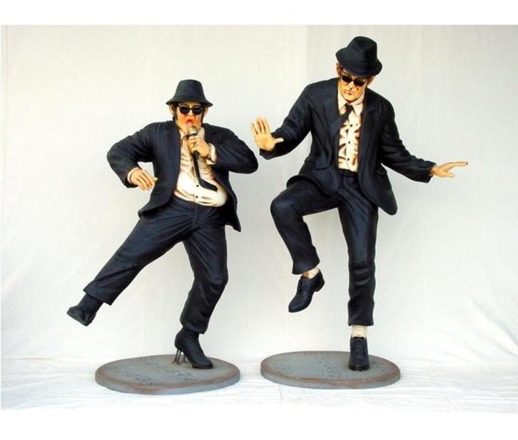 DANCING BROTHERS – Blues Brothers Hoogte 110 cm Set van 2, Verzamelen, Beelden en Beeldjes, Nieuw, Overige typen, Ophalen