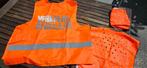 3 Veiligheids hesjes Oranje Verkeersregelaar goede kwaliteit, Ophalen of Verzenden, Zo goed als nieuw