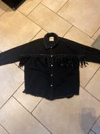 Zwart Zara jasje met franjes - Maat XS, Zwart, Ophalen of Verzenden, Zo goed als nieuw, Jasje