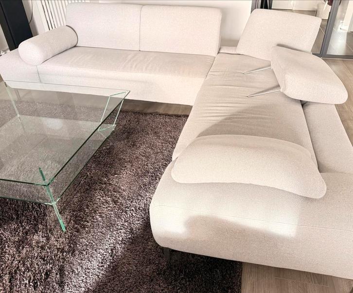 Movani Hoekbank - Van Til - Lichtgrijs en Elegant, Huis en Inrichting, Banken | Bankstellen, Zo goed als nieuw, Hoekbank, Vierpersoons of meer