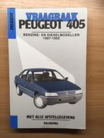 Vraagbaak Peugeot 405 benzine en diesel  395 blz.  1987-1992, Auto diversen, Handleidingen en Instructieboekjes, Ophalen of Verzenden