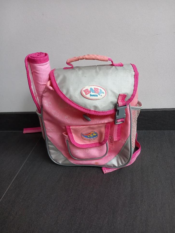 Baby Born rugzak met verschoonmatje, Kinderen en Baby's, Speelgoed | Poppen, Gebruikt, Babypop, Ophalen of Verzenden