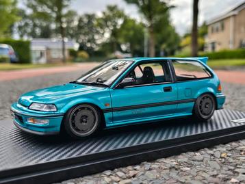 Honda civic EF9 Sir - Green metallic - 1:18 Ignition Models beschikbaar voor biedingen