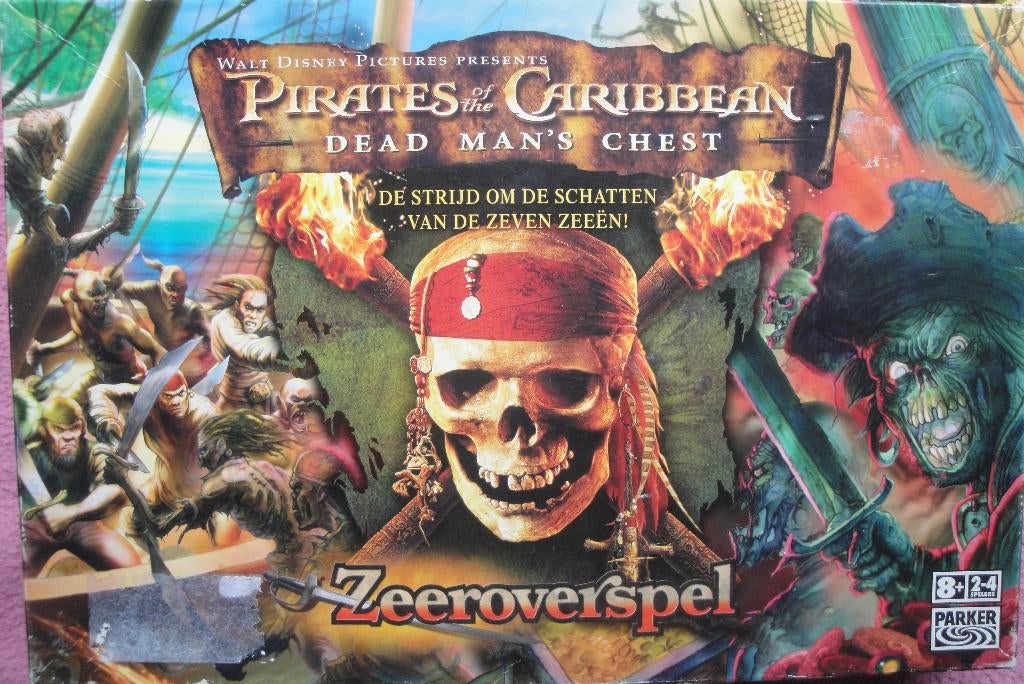 PIRATES OF THE CARIBBEAN DVD  BORDSPEL  2 tot4 sp. 4.95euro., Hobby en Vrije tijd, Gezelschapsspellen | Bordspellen, Een of twee spelers