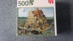 Puzzel De toren van Babel Pieter Bruegel 500 stukjes nieuw, Hobby en Vrije tijd, Denksport en Puzzels, Nieuw, Ophalen of Verzenden