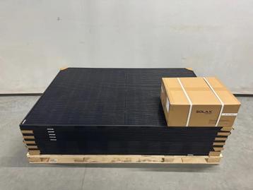 Zonnepanelen, 12 stuks (4860WP) + Solax omvormer – NIEUW beschikbaar voor biedingen