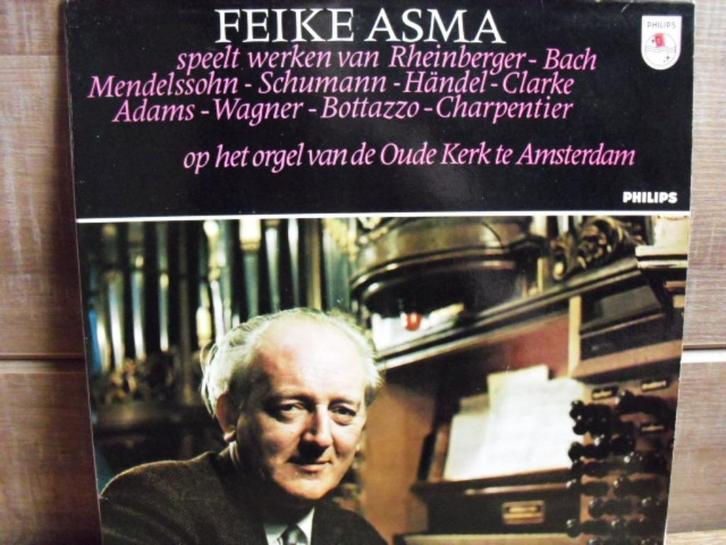 Feike Asma "Op Het Orgel van De Oude Kerk te Amsterdam" LP, Cd's en Dvd's, Vinyl | Klassiek, Gebruikt, Barok, Kamermuziek, 12 inch