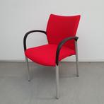 Senator kantoorstoel - rode stoffering, Niet ingevuld, Gebruikt, Niet ingevuld, Niet ingevuld