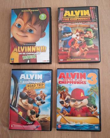 Dvd Alvin and the chipmunks diverse titels beschikbaar voor biedingen