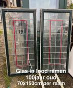 Ramen en kozijnen . Hout en kunststof. Zie fotos .150 stuks, Kunststof, 120 cm of meer, Overige typen, Minder dan 200 cm