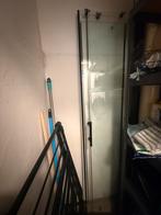 Douchecabine Deuren - 1 Vaste, 2 Schuifdeuren, Ophalen, Gebruikt, Glas, Overige typen