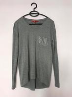 Grijze 38 leuke top Not The Same pailletten notthesame egf, Maat 38/40 (M), Zo goed als nieuw, Lange mouw, Grijs