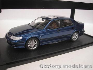 Saab 9-5 Turbo Aero 1997-2005 Blauw 1/18 Cult Scale Models beschikbaar voor biedingen