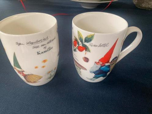 Mokken RIEN POORTVLIET kabouters, Huis en Inrichting, Keuken | Servies, Overige stijlen, Porselein, Ophalen of Verzenden