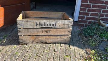 Vintage Fruitkist 'Holland 1967' beschikbaar voor biedingen