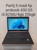 Perfecte staat: Partij 5 x Hp Probook 430 G5 i5-8250U 8gb, 256 GB, Met videokaart, Qwerty, 8 GB