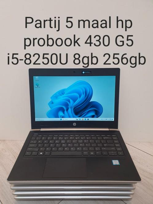 Perfecte staat: Partij 5 x Hp Probook 430 G5 i5-8250U 8gb, Computers en Software, Windows Laptops, Zo goed als nieuw, 13 inch