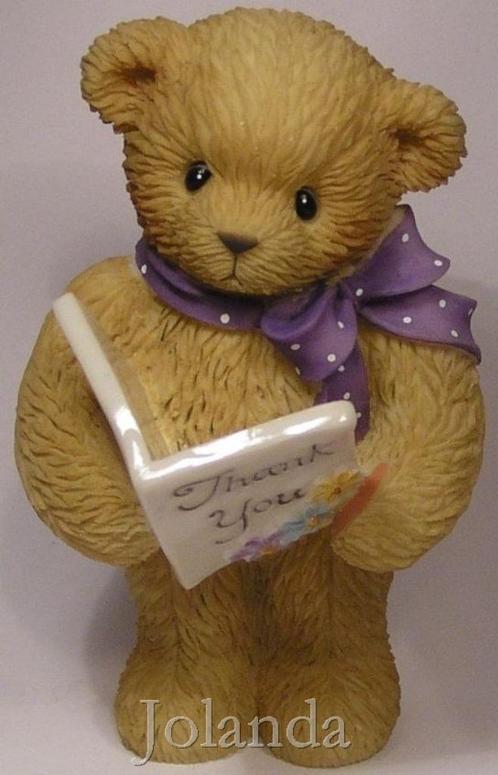 Cherished Teddies Thank You For All Those Little Things, Verzamelen, Beren en Cherished Teddies, Zo goed als nieuw, Beeldje, Cherished Teddies