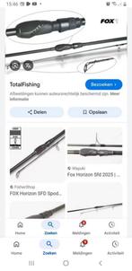 4x Fox Horizon SFD 13ft 3.5lbs Karperhengels, Watersport en Boten, Hengelsport | Karpervissen, Ophalen of Verzenden, Gebruikt